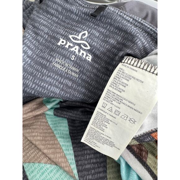 PrAna Active Dress Small Multicolor Racerback Recycled Polyester Yoga Tennis - Picture 3 of 3